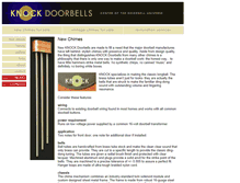 Tablet Screenshot of knockdoorbells.com